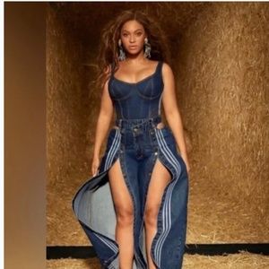 Ivy Park Adidas Rodeo Collection Snap Front Jeans / XL